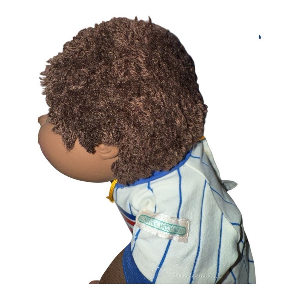 VTG 1984 Cabbage Patch Kids African American Chicago Cubs Doll Red Stamp MLB - Picture 10 of 10